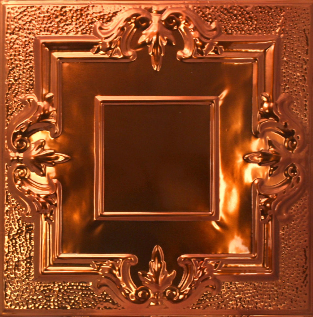 Metal Ceiling Tiles | Pattern 110 | Color: Transparent Copper | Size: 24" x 24" - Wall & Ceiling Tiles - Metal Ceiling Express