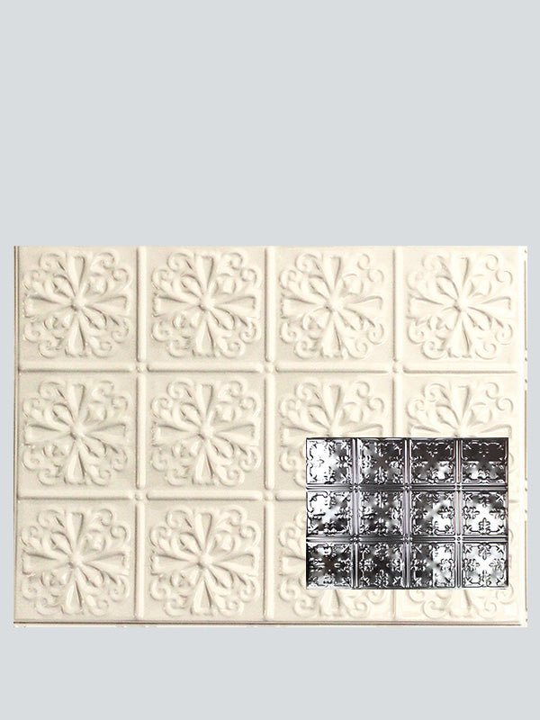 Backsplash Tiles | Pattern: 121B | Color: Almond - Wall & Ceiling Tiles - Metal Ceiling Express