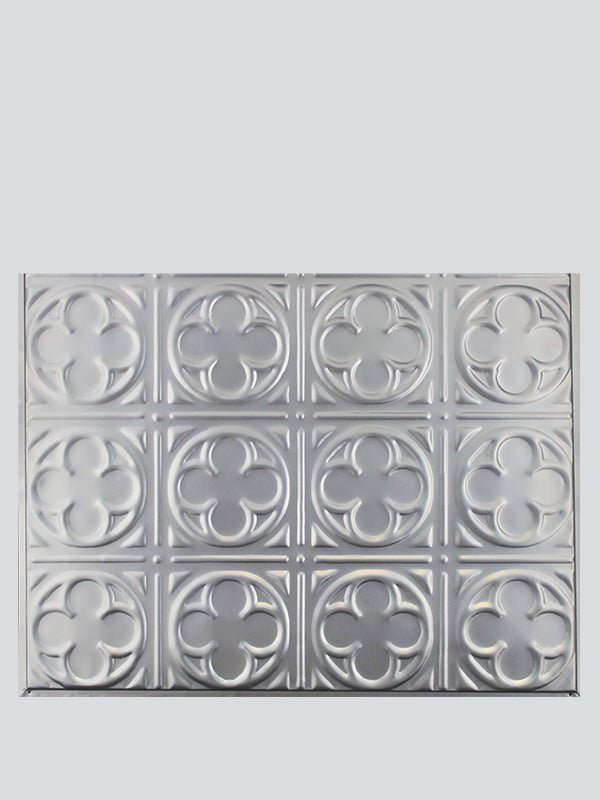 Metal Ceiling Backsplash Tiles - Pattern 135b - Color: Aluminum - Size: 18" x 24" - Wall & Ceiling Tiles - Metal Ceiling Express