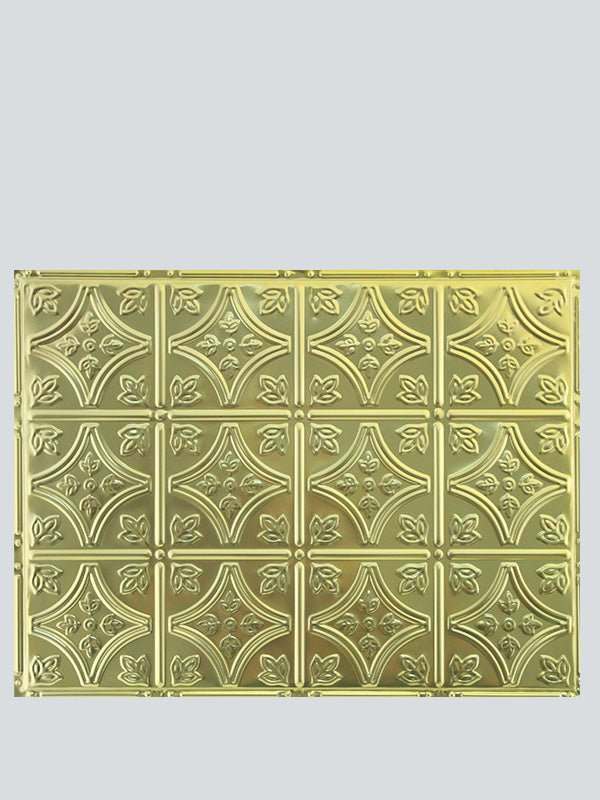 Metal Ceiling Backsplash Tiles - Pattern 103b - Color: Antique Clear - Size: 18" x 24" - Wall & Ceiling Tiles - Metal Ceiling Express