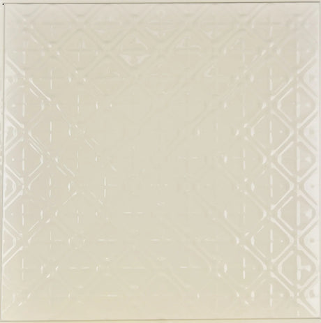 Metal Ceiling Tiles | Cross Hatch Filler - Cream - Metal Ceiling Express