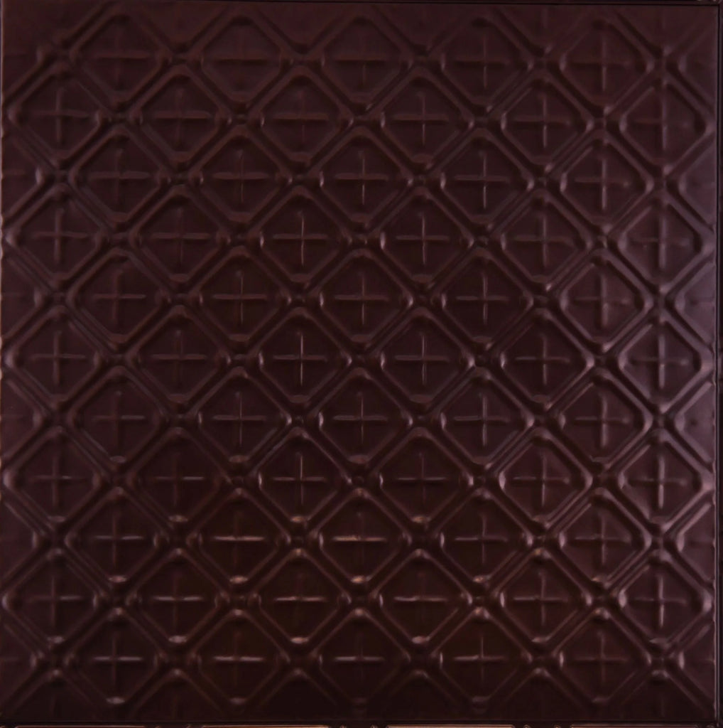 Metal Ceiling Tiles | Cross Hatch Filler - Maple Bronze - Metal Ceiling Express