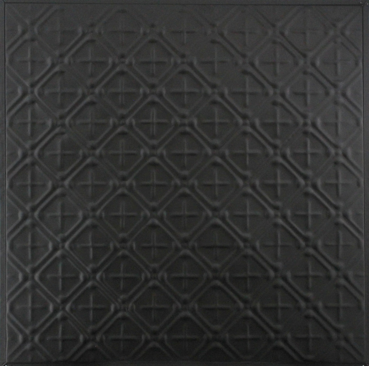 Metal Ceiling Tiles | Cross Hatch Filler - Matte Black - Metal Ceiling Express