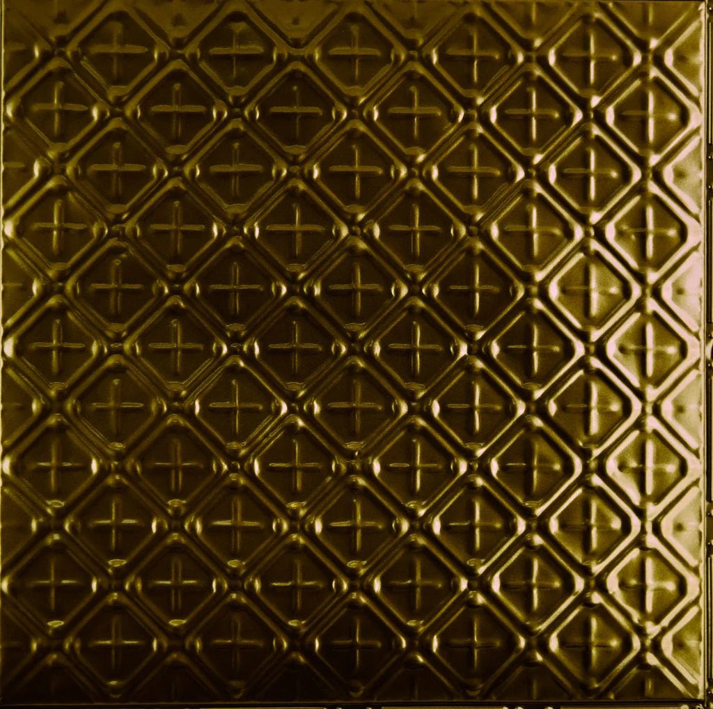 Metal Ceiling Tiles | Cross Hatch Filler - Umber Bronze - Metal Ceiling Express