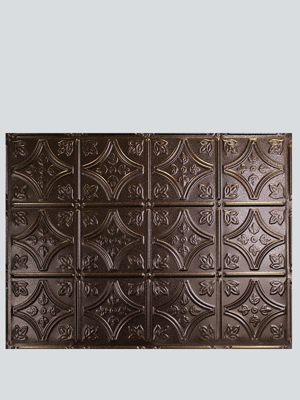 Metal Ceiling Backsplash Tiles - Pattern 103b - Color: Copper Vein - Size: 18" x 24" - Wall & Ceiling Tiles - Metal Ceiling Express