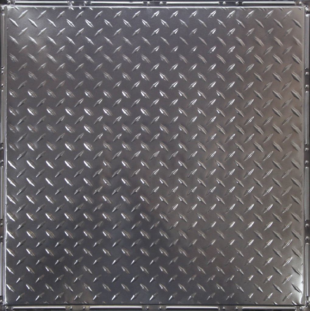 Metal Ceiling Tiles | Diamond Plate - Candy Haze Black - Metal Ceiling Express