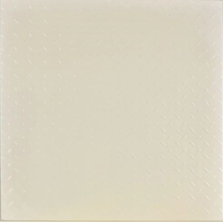 Metal Ceiling Tiles | Diamond Plate - Cream - Metal Ceiling Express