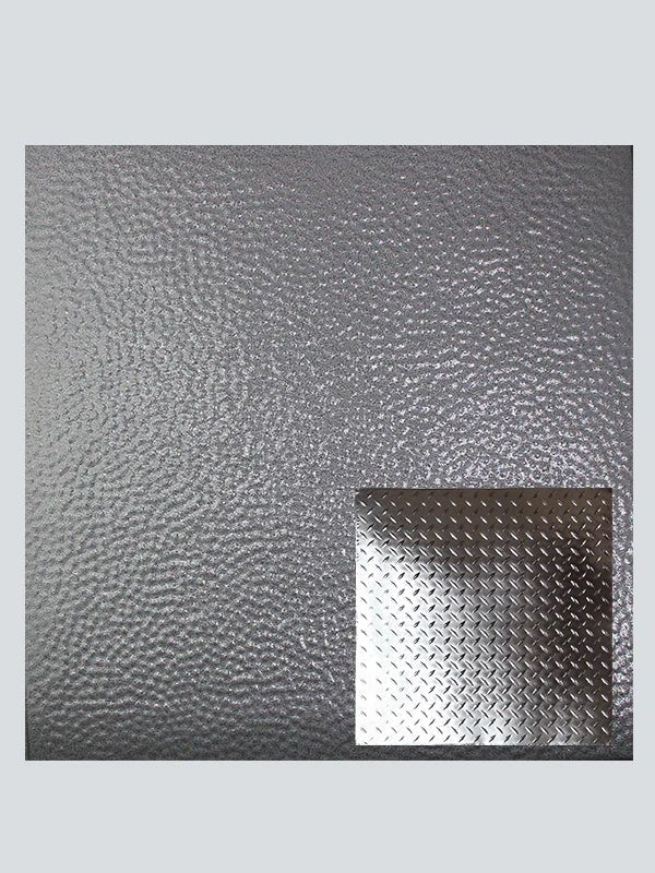 Metal Ceiling Tiles | Diamond Plate - Steel Vein - Metal Ceiling Express