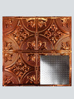 Metal Ceiling Tiles | Diamond Plate - Transparent Copper - Metal Ceiling Express