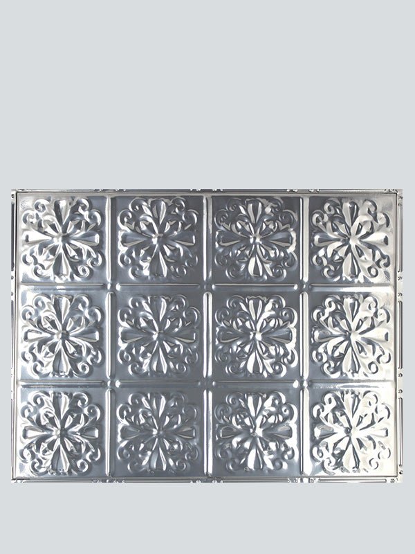 Metal Ceiling Backsplash Tiles | Pattern 127b | Color: O'Nickel | Size: 18" x 24" - Wall & Ceiling Tiles - Metal Ceiling Express