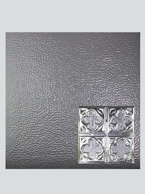 Metal Ceiling Tiles | Pattern 134 | Color: Steel Vein | Size: 24" x 24" - Wall & Ceiling Tiles - Metal Ceiling Express