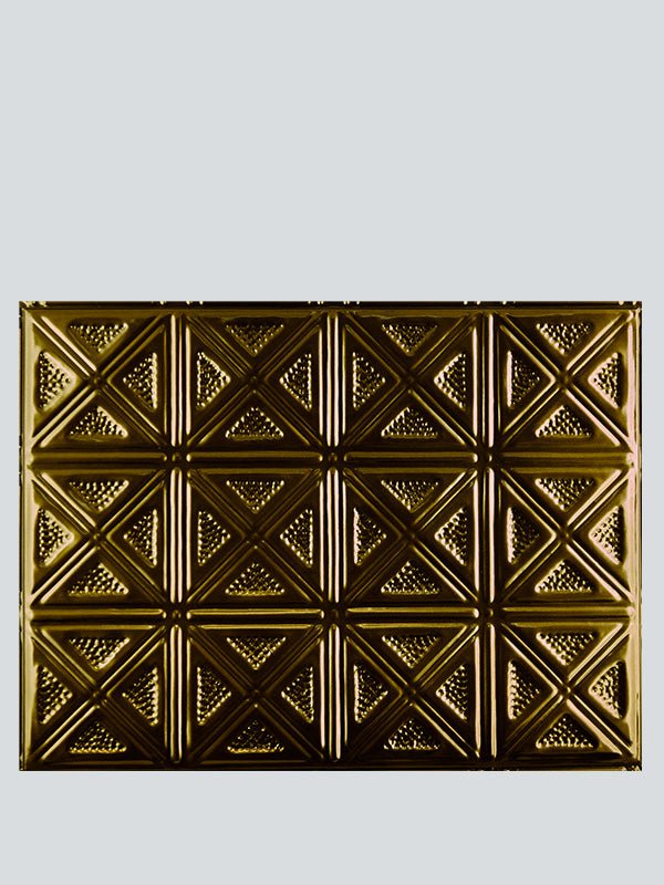 Metal Ceiling Backsplash Tiles - Pattern 131b - Color: Umber Bronze - Size: 18" x 24" - Wall & Ceiling Tiles - Metal Ceiling Express
