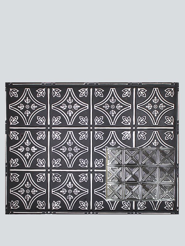 Metal Ceiling Backsplash Tiles | Pattern 131b | Color: Virginia | Size: 18" x 24" - Wall & Ceiling Tiles - Metal Ceiling Express